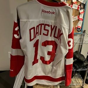 Datsyuk official nhl jersey bought at a game in 2014 worn only a few times